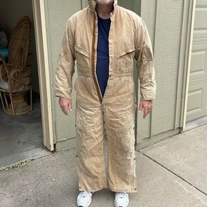 Carhartt one piece insulated coverall. Extreme warmth. Size large.